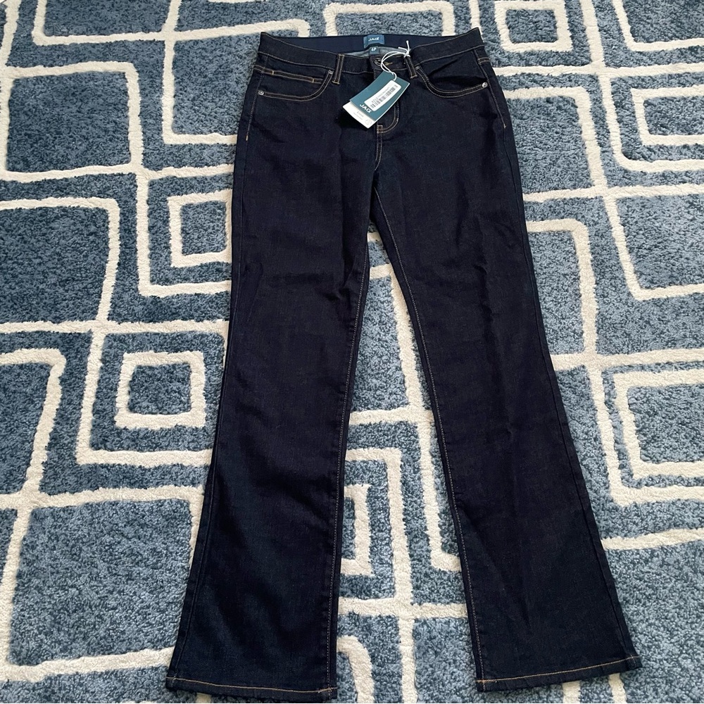 NWT JAG Eloise Mid Rise Bootcut Dark Blue Denim Size 6P Petite